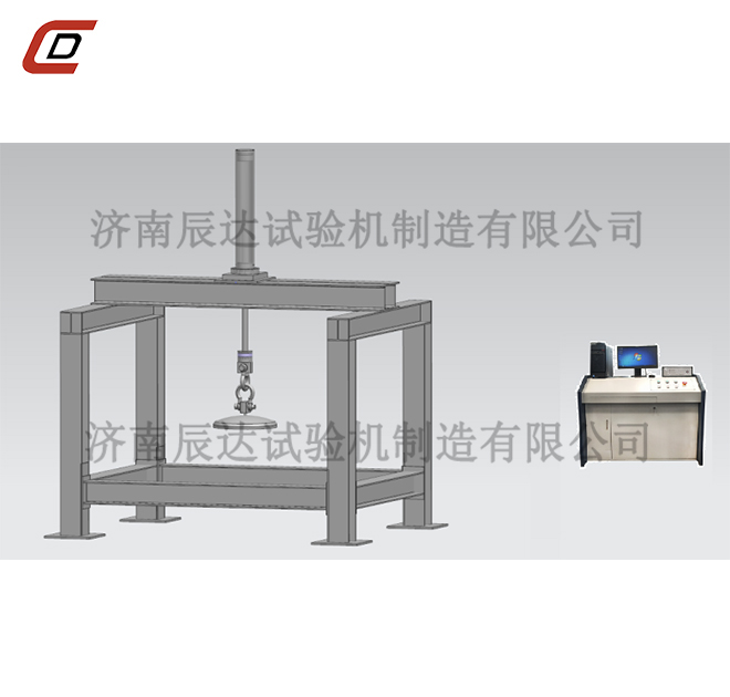 邊坡柔性防護網系統抗頂破力試驗機的工作原理是什么？